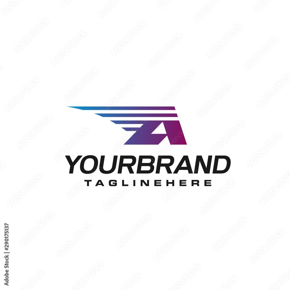 Modern Fast letter A vector logo with speed or moving element. Suitable for motion, sport, delivery business. Modern Fast letter A vector logo with speed or moving element. Suitable for motion, sport, delivery business.
