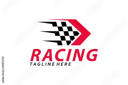 race logo icon vector isolated