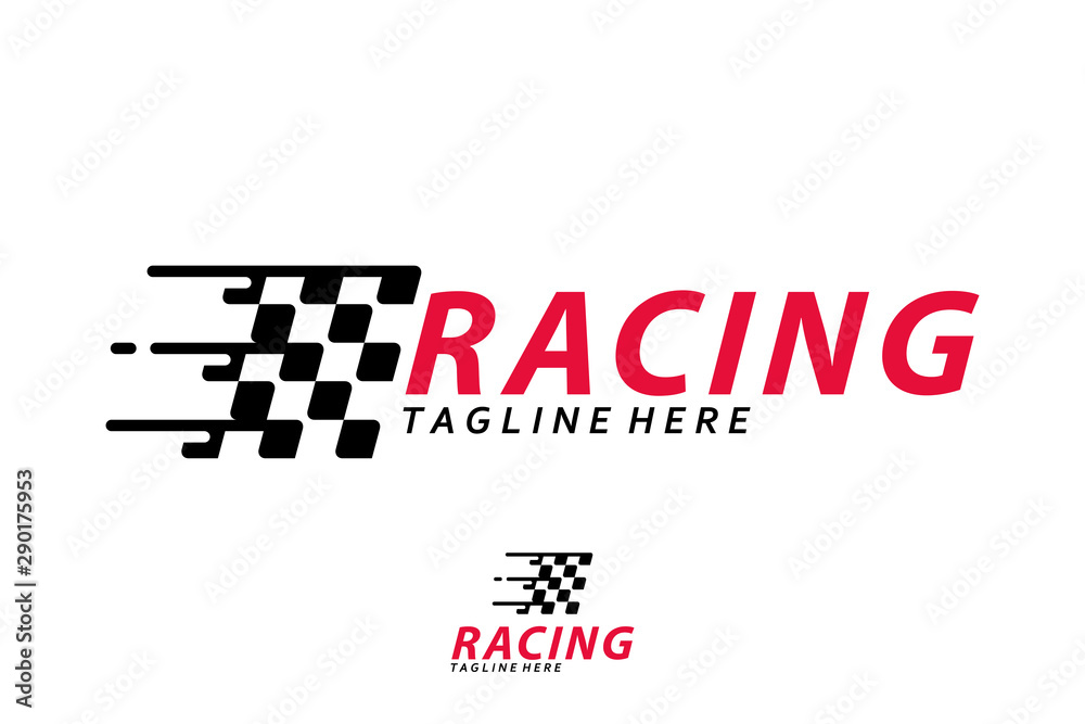 race logo icon vector isolated