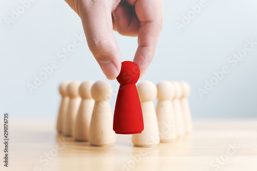 Foto Human resource, Talent management, Recruitment employee, Successful business team leader concept