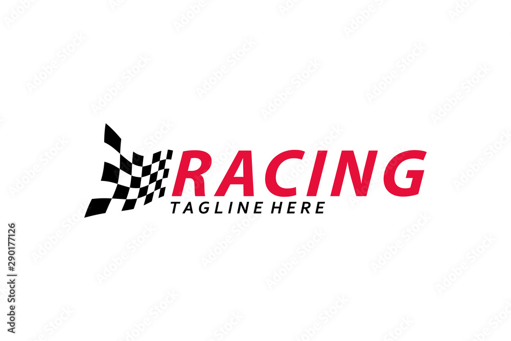 race logo icon vector isolated race logo icon vector isolated
