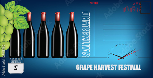 Postcard Grape Harvest Festival