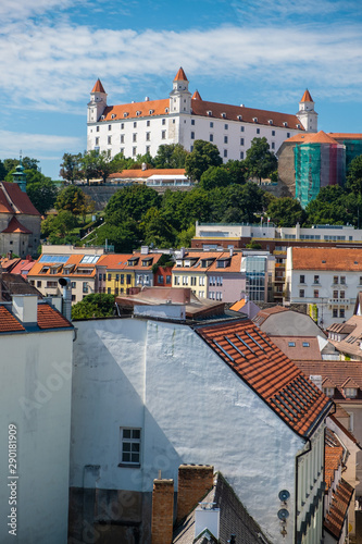 Canvas Print view of Bratislava from the tower of Michael's Gate