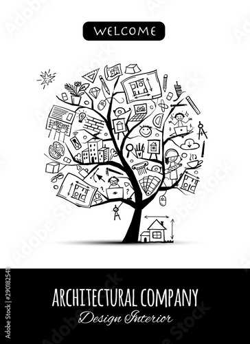 Bureau of architecture, concept tree for your design
