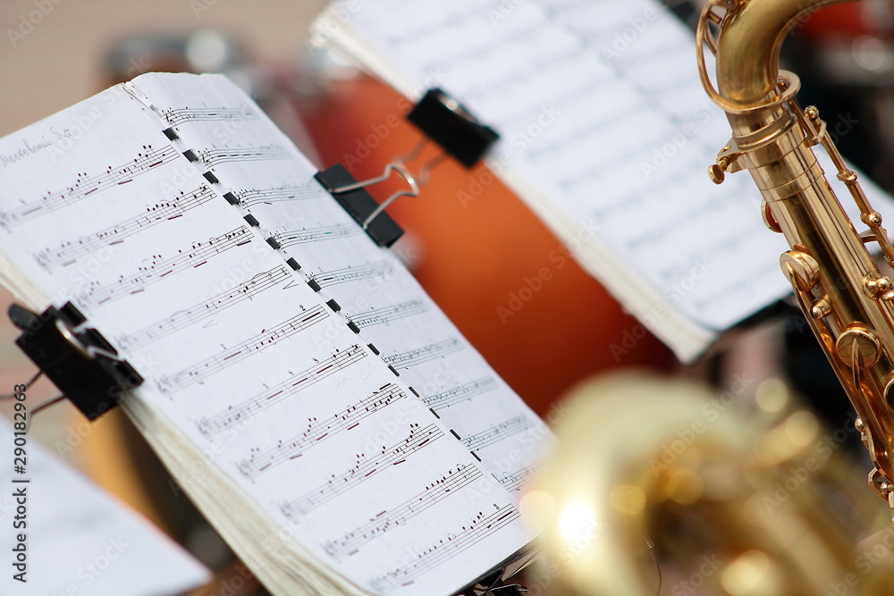 Obraz premium Notes. For playing the piano