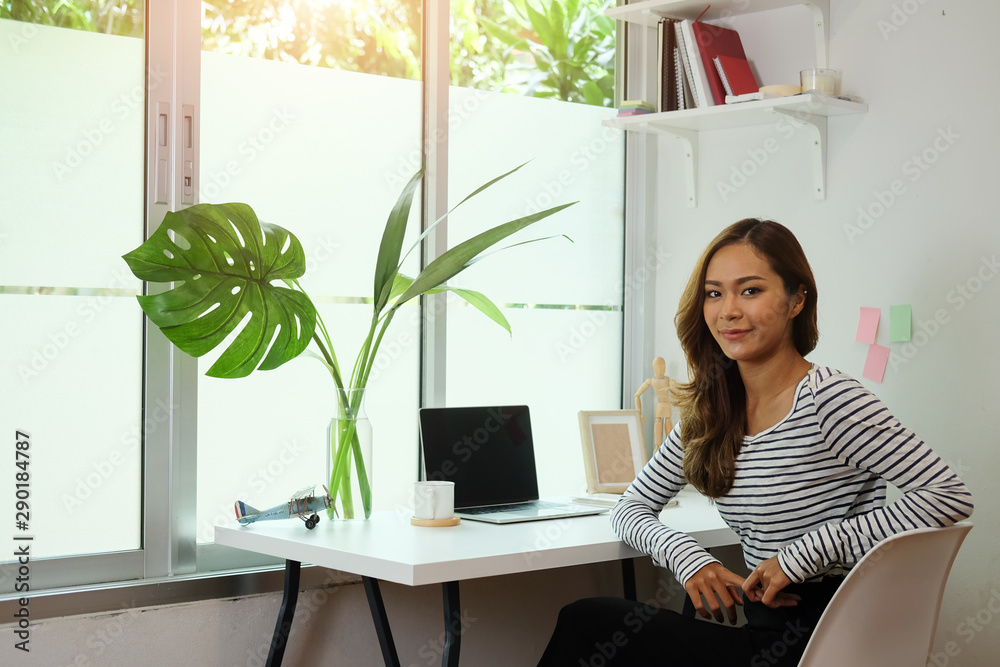Business working in office with documents and laptop people Consulting and business planning.