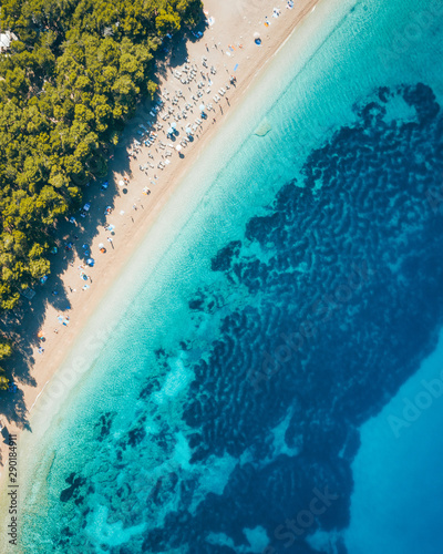 Aerial view of beach in croatia © Ryan Bates