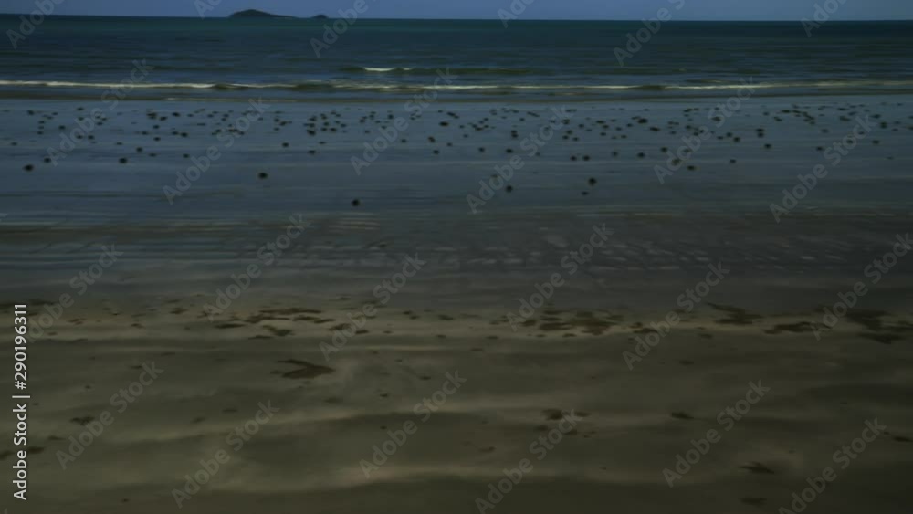Looking at the beach in Thailand. (Slow motion - Angle 001) Looking at the beach in Thailand. (Slow motion - Angle 001)