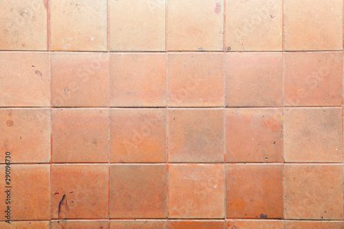 Wallpaper Mural Old orange brick wall, texture of orange stone blocks closeup. Wall texture. Background of old vintage brick wall. Torontodigital.ca