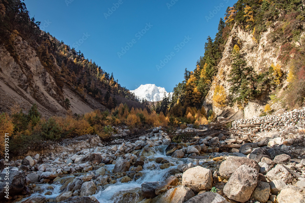Ngadi Chuli Himal, Manaslu, on the way to Shyala. Ngadi Chuli Himal, Manaslu, on the way to Shyala.