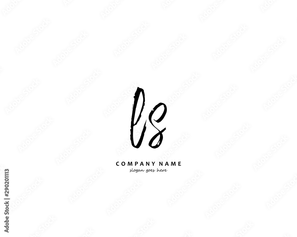 LS Initial letter logo template vector LS Initial letter logo template vector