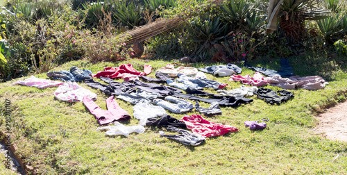 Laundry day in  Madagascar