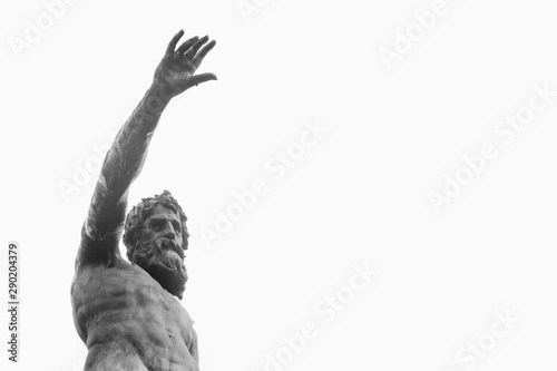 Tableau sur toile God Zeus. The king of the gods the ruler of mount Olympus.