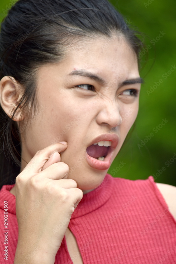 A Teenage Female With Toothache A Teenage Female With Toothache