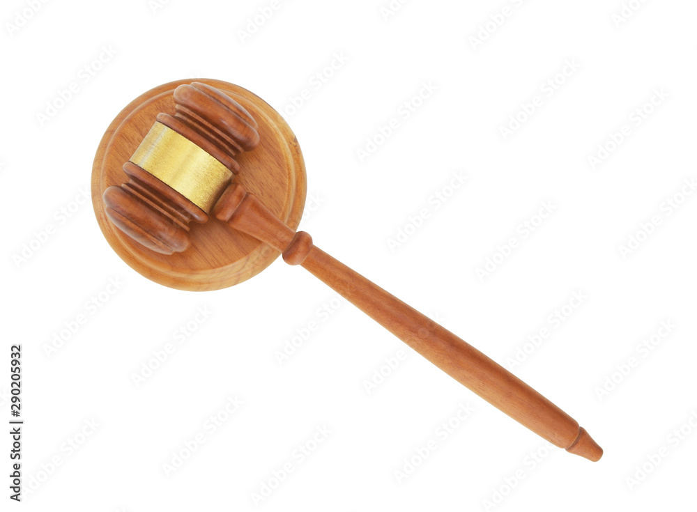 Gavel isolated on white background Gavel isolated on white background
