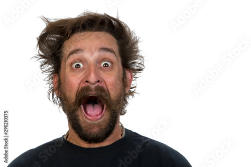 Foto Goofy young man