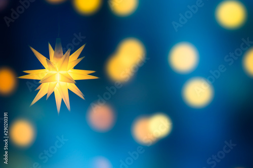 Canvastavla leuchtender weihnachtsstern
