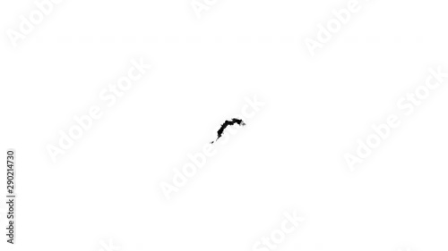 ink transition splatter blot spreadingfrom the center to edges turbulent moving abstract painting animation background new cool nice motion dynamic contemperary beautiful 3d rendering 4k footage