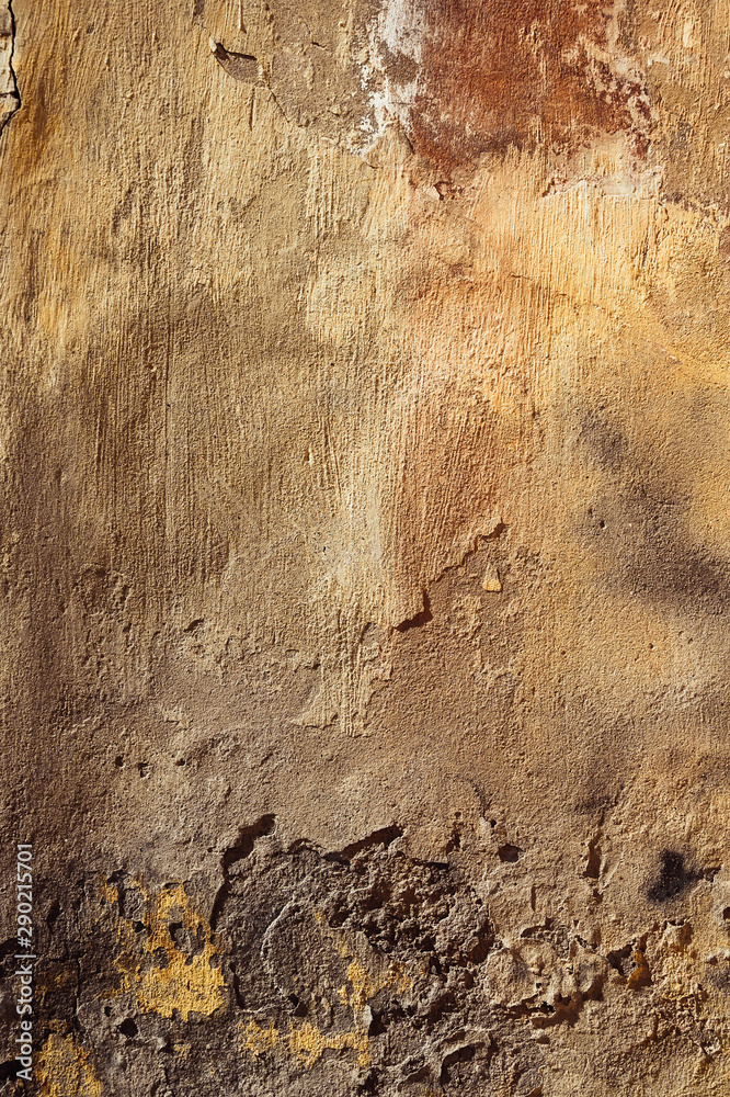 Cracked and peeling paint old wall background. Cracked and peeling paint old wall background.