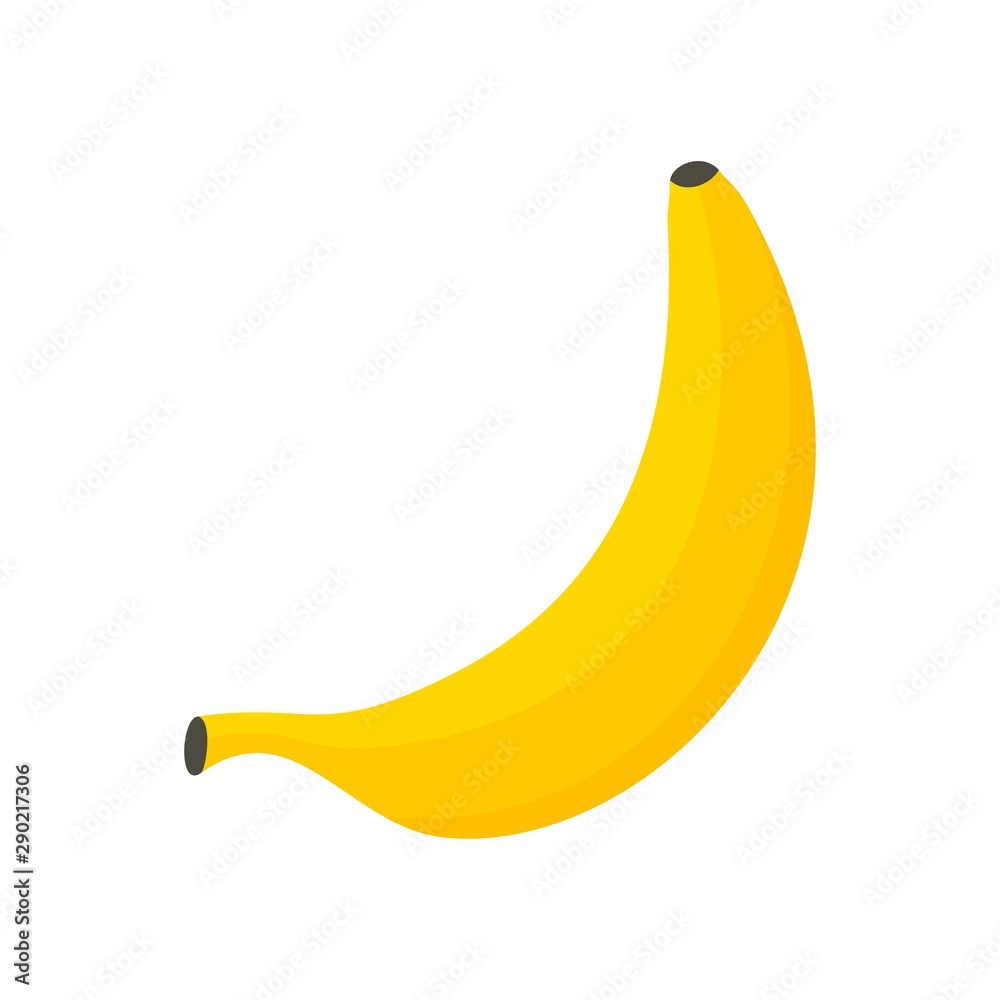 Fresh banana icon. Flat illustration of fresh banana vector icon for web design