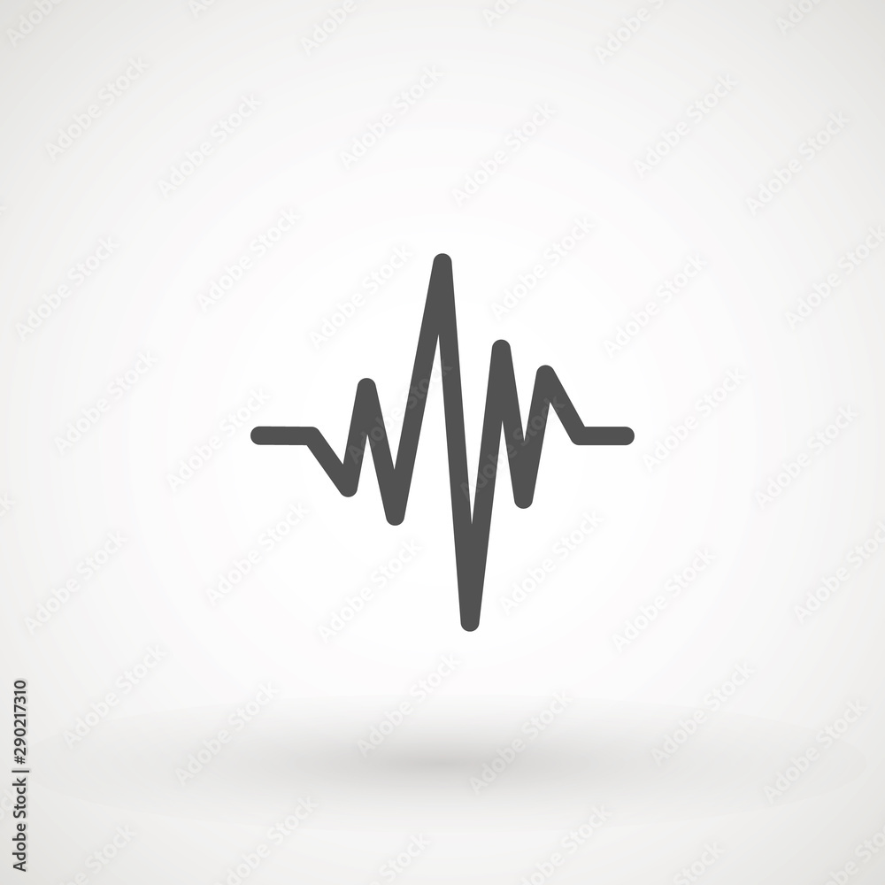 Heartbeat heart beat pulse flat vector icon for medical apps and websites. Heartbeat heart beat pulse flat vector icon for medical apps and websites.