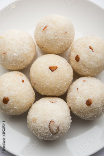 Rava Laddu or Semolina Laddoo Or Rawa Ladu  a popular sweet dish from Maharashtra  India