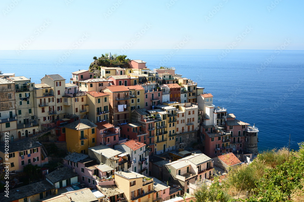 View of Manarola. Cinque Terre. Liguria. Italy