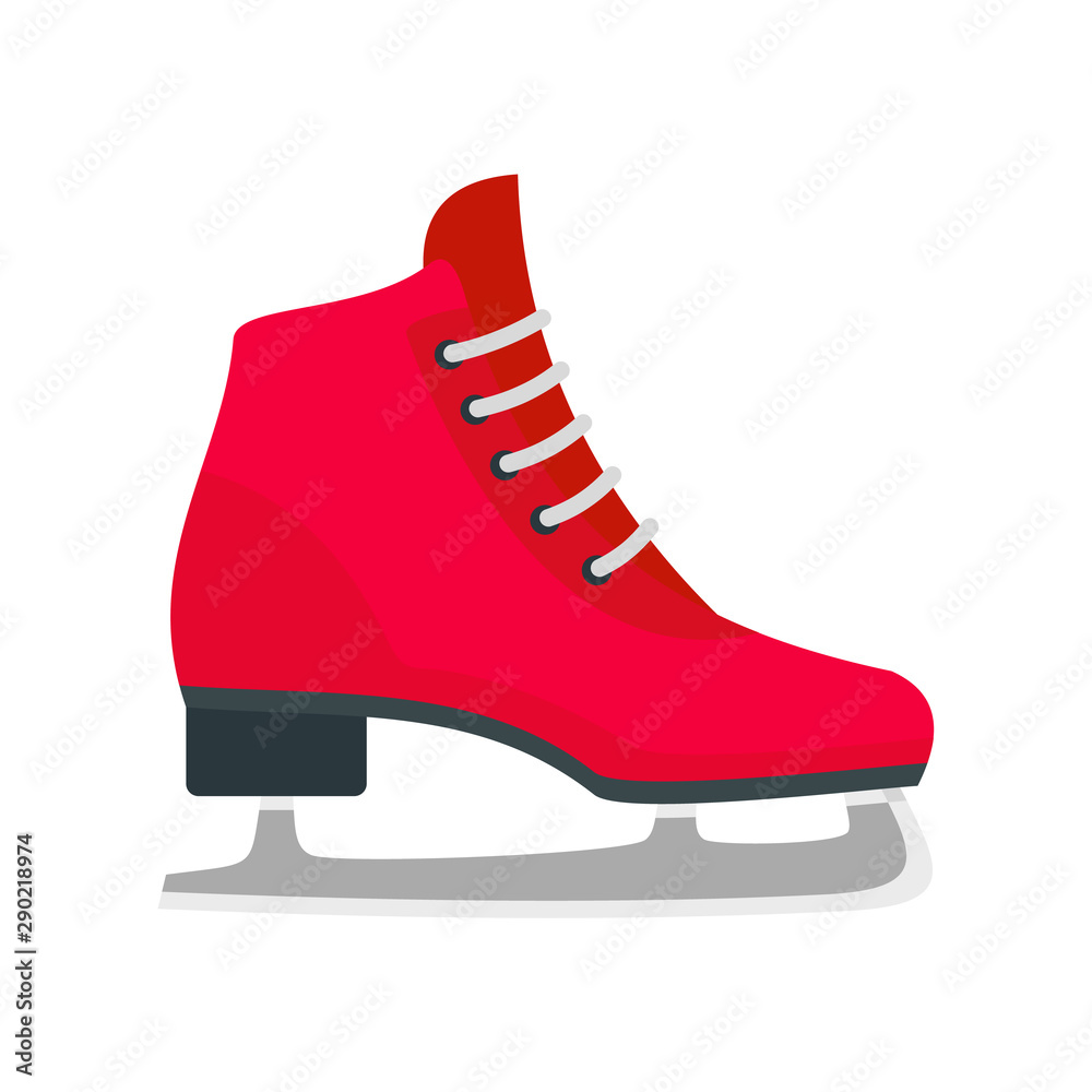 Classic ice skate icon. Flat illustration of classic ice skate vector icon for web design Classic ice skate icon. Flat illustration of classic ice skate vector icon for web design
