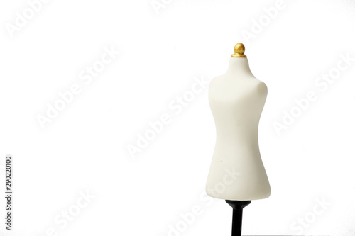 tailor's mannequin iisolated on white background