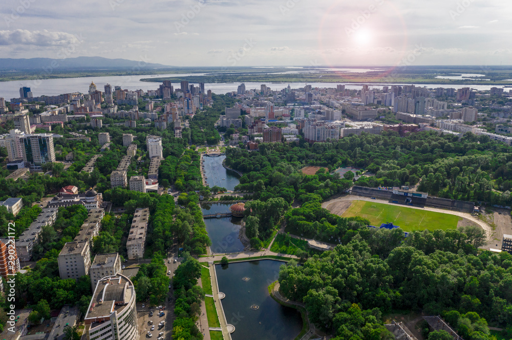 Panorama of Khabarovsk.