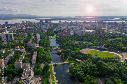 Panorama of Khabarovsk. photo