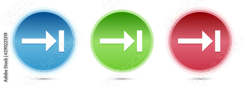Free Download Next icon glass round buttons set illustration - GFXLoad
