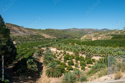 Road of the ebro greenway in Tarragona