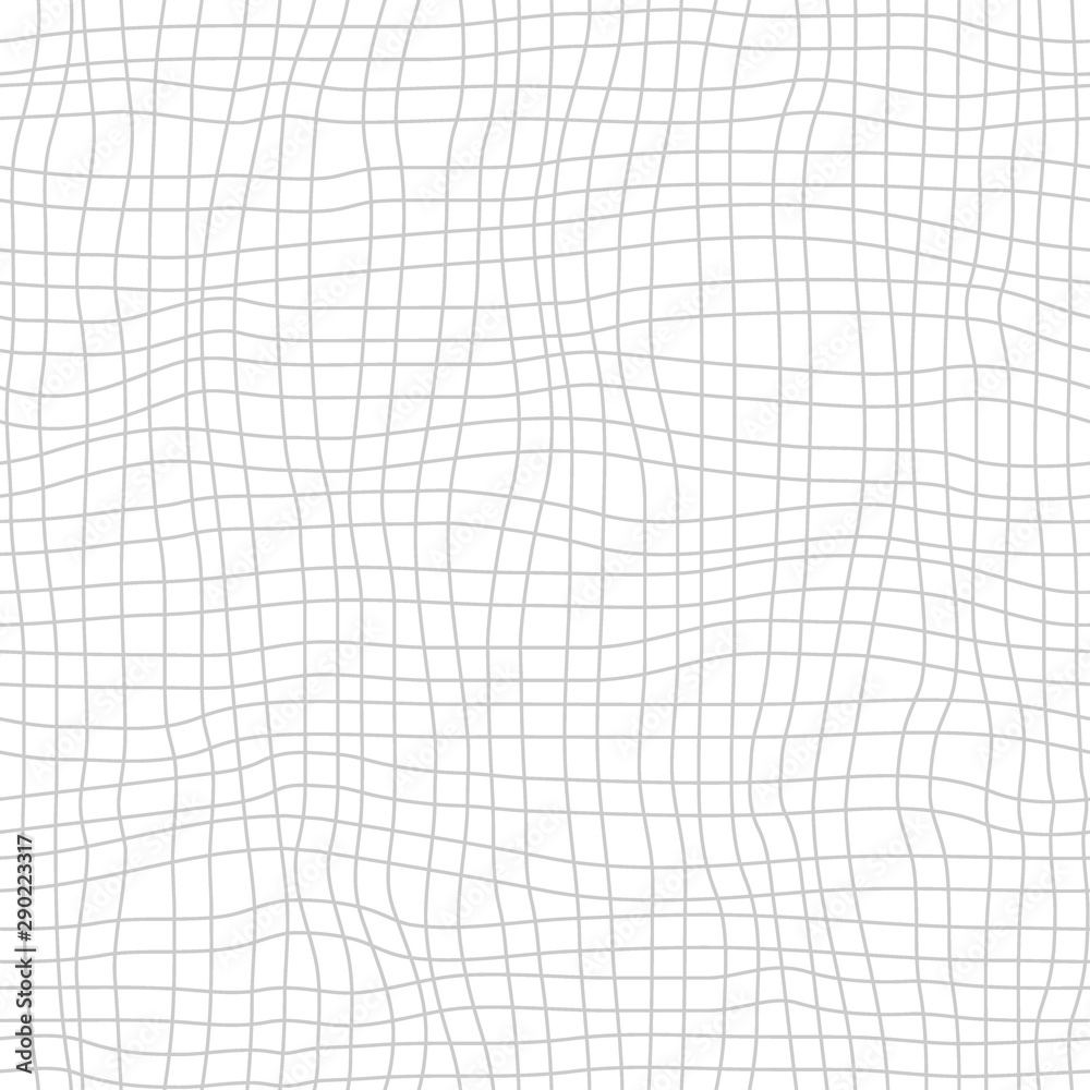 Hand drawn seamless checkered pattern