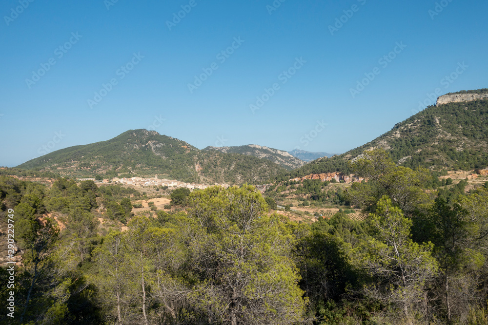 Mountains in the prat de comte de Tarragona