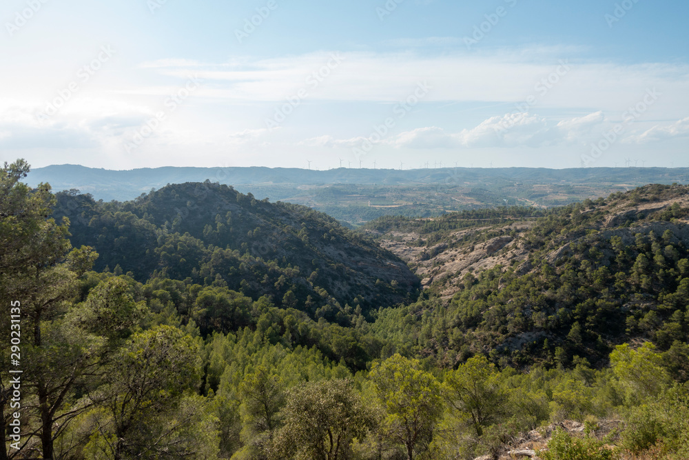 Mountains in the prat de comte de Tarragona