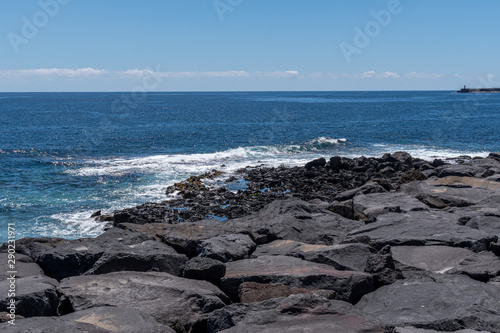 Coast in Ponta Delgada City, Azores