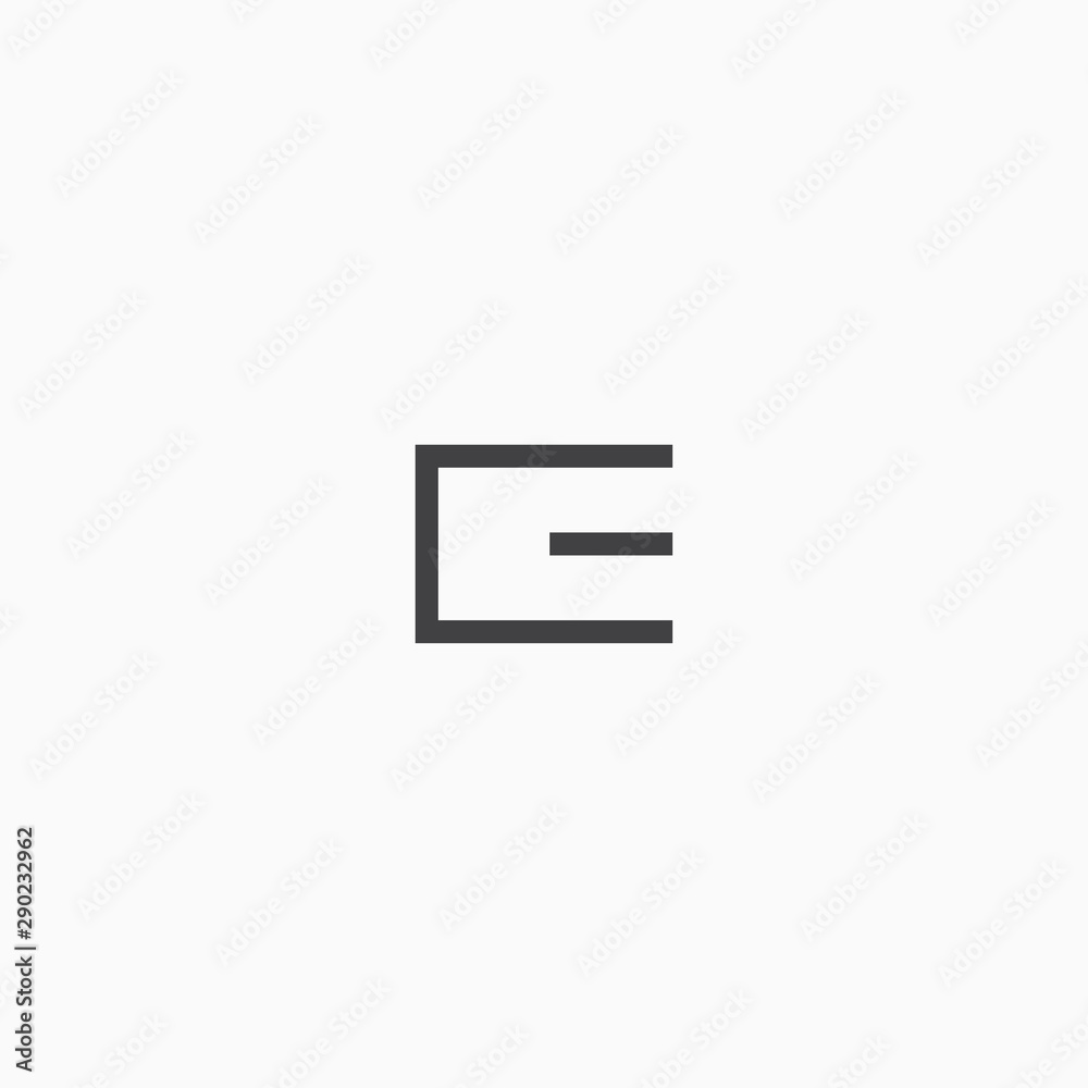 Letter E Abstract Logo Icon Design Template Vector Letter E Abstract Logo Icon Design Template Vector