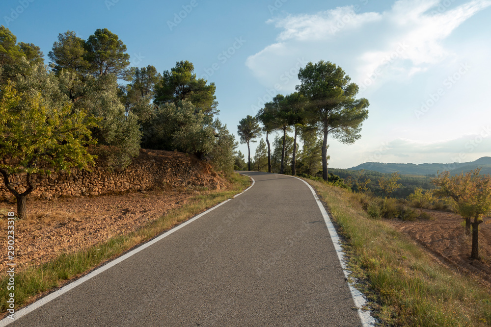 Mountains in the prat de comte de Tarragona Mountains in the prat de comte de Tarragona