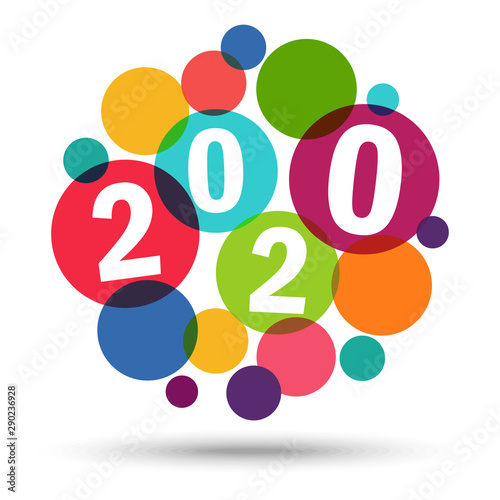 Happy New Year 2020 background