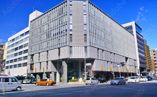 京都市四条烏丸通り交差点の景観