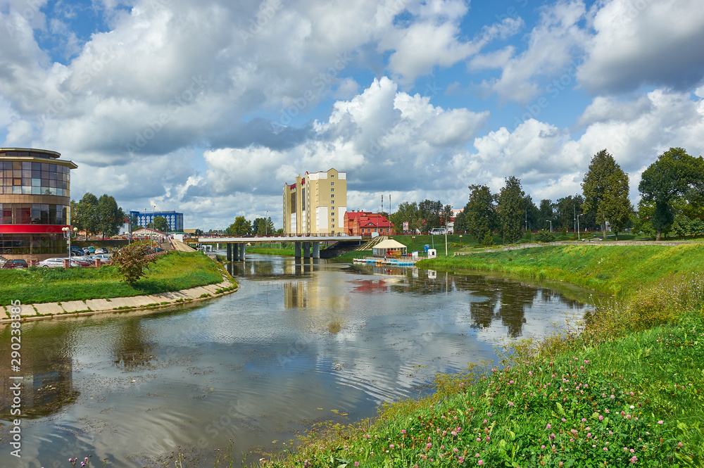 Obraz premium Orsha, Orshitsa river