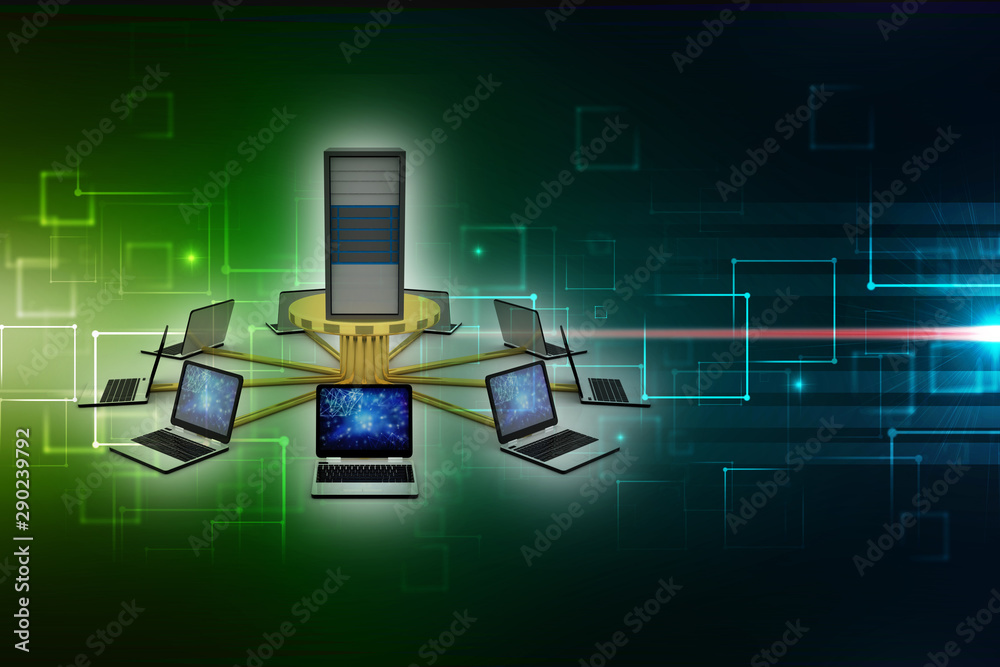 3d rendering technology Computer network