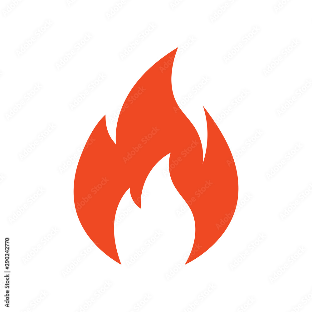 Fire Vector Isolated Stock Illustration - Download Image Now