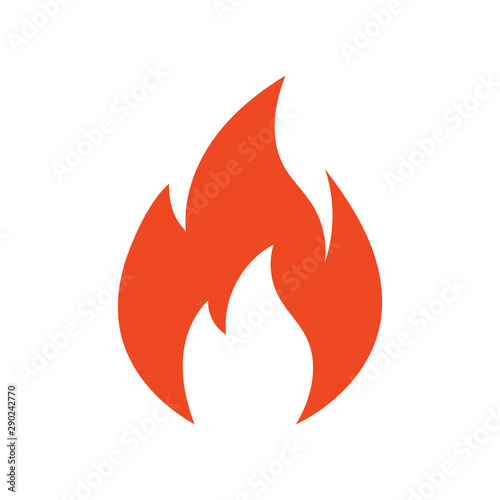 Fire flame logo vector illustration design template. vector fire flames sign illustration isolated. fire icon	