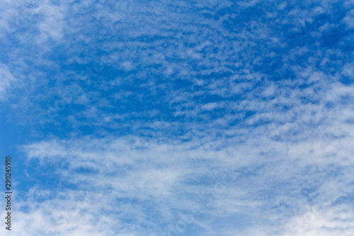 Background. Air clouds over blue sky