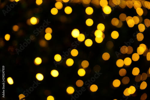 abstract background with lights,yellow bokeh,blurry light
