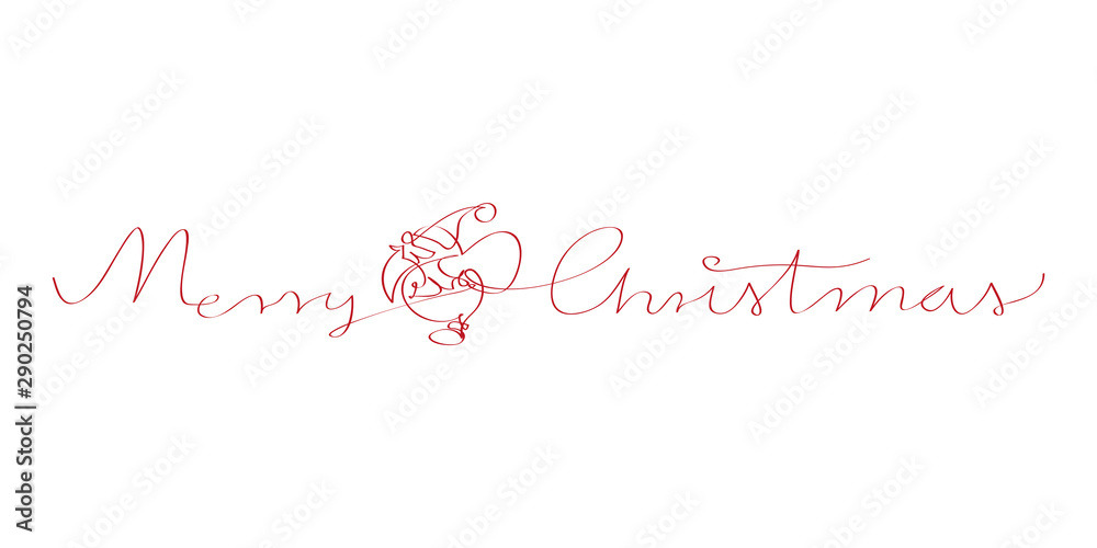 Święty Mikołaj i napis 