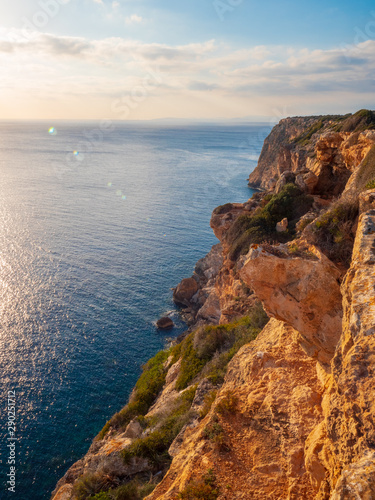 Sonnenuntergang an der Westküste Mallorcas