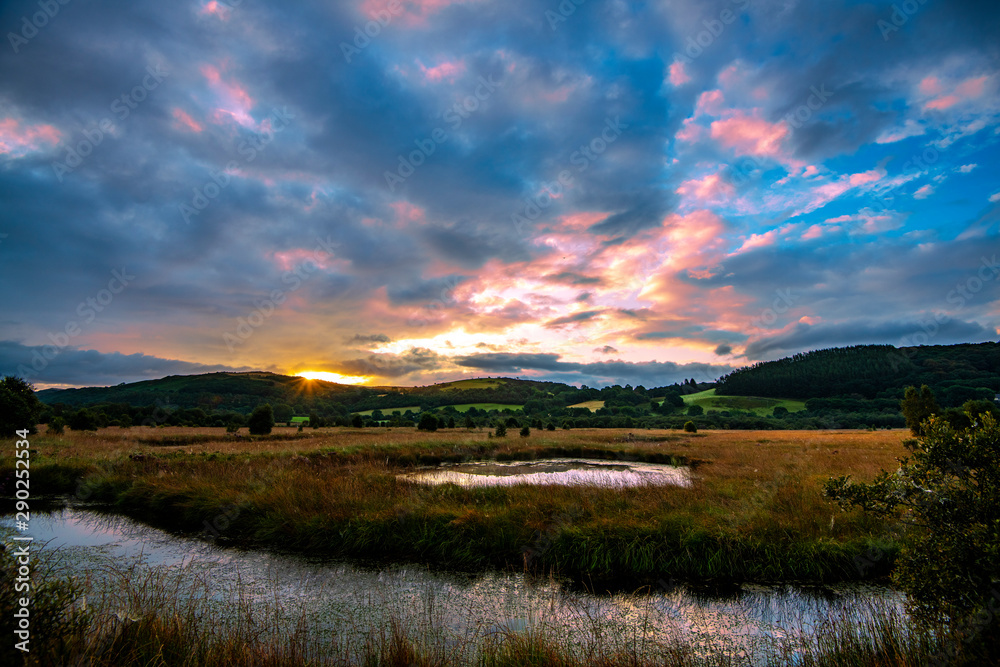 Cors Caron National Nature Reserve near Tregaron in mid-Wales